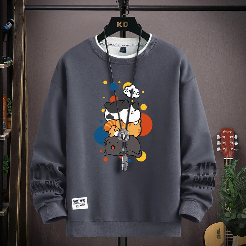 ALVARDE JP Cartoon Sweatshirt