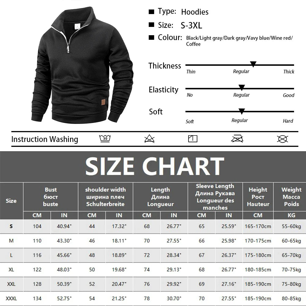 ALVARDE Standing Sweatshirts