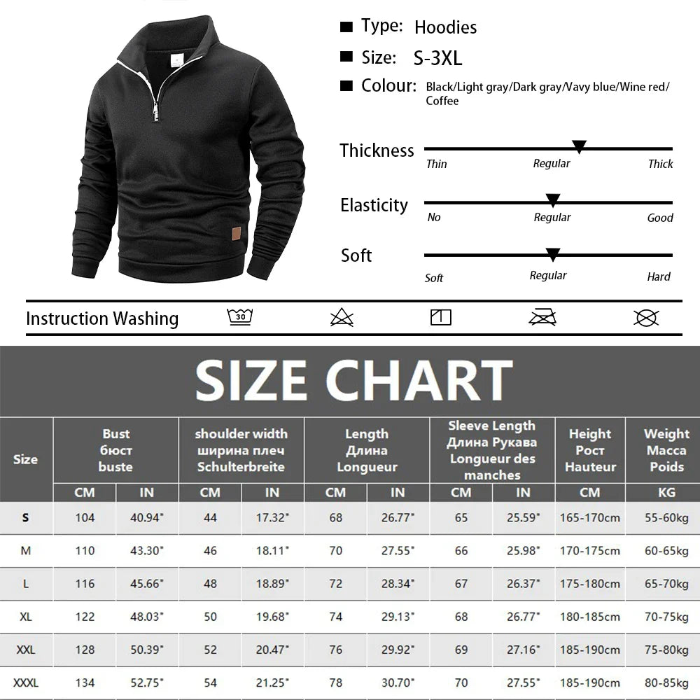ALVARDE Standing Sweatshirts