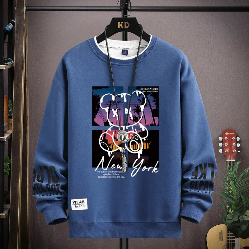 ALVARDE Bear Sunset Sweatshirt