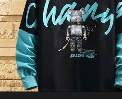 ALVARDE Ayıcık Baskılı Sweatshirt