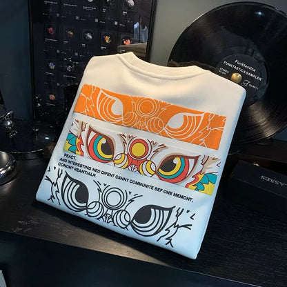 ALVARDE Japan Aslan Figür Baskılı Sweatshirt