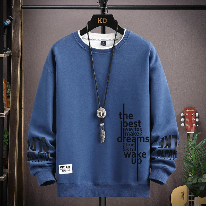 ALVARDE Letters Sweatshirt