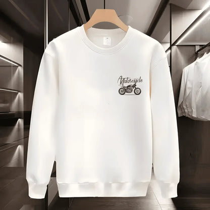 ALVARDE Motorcu Pamuklu Sweatshirt