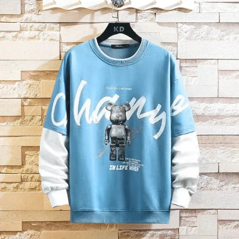 ALVARDE Ayıcık Baskılı Sweatshirt