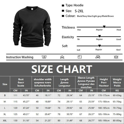 ALVARDE Solid Sweatshirts