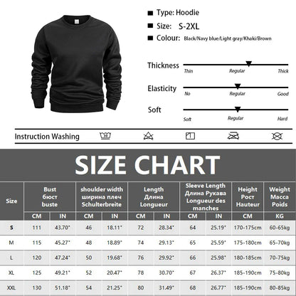 ALVARDE Solid Sweatshirts