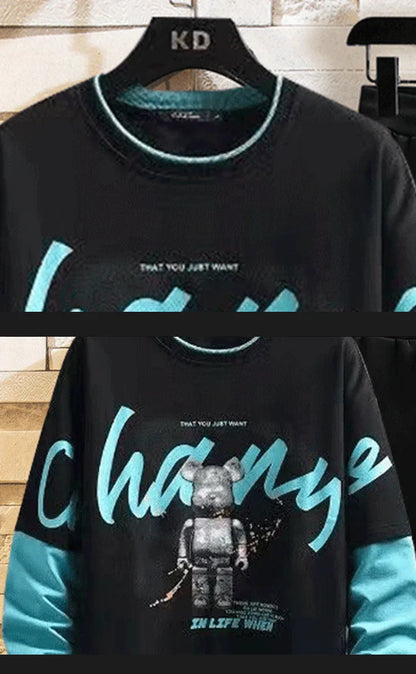 ALVARDE Ayıcık Baskılı Sweatshirt