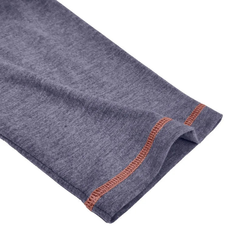 ALVARDE Henley Neck Uzun Kollu T-shirt