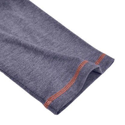ALVARDE Henley Neck Uzun Kollu T-shirt
