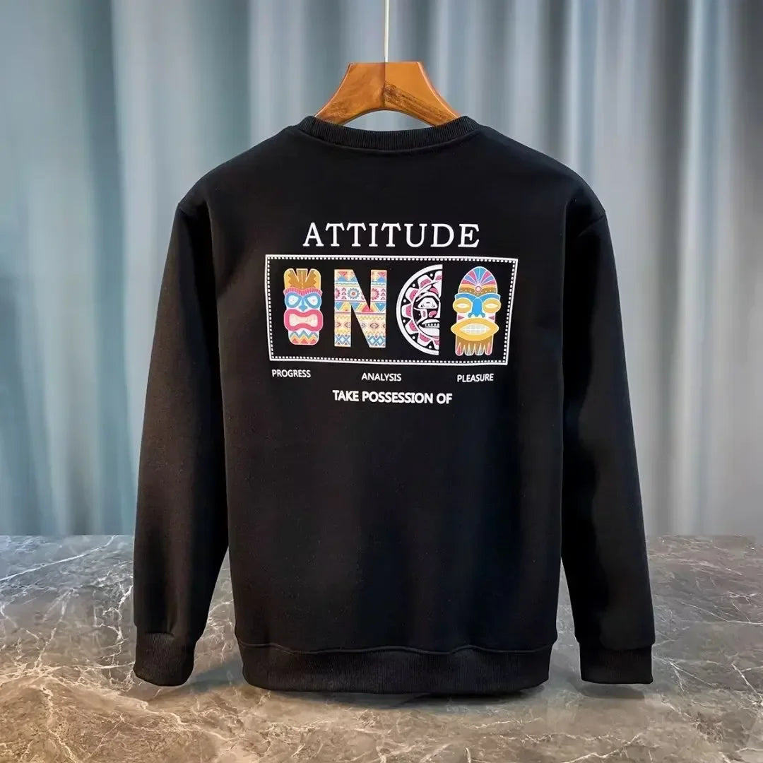 ALVARDE ALVARDE Vintage Desenli Sweatshirt