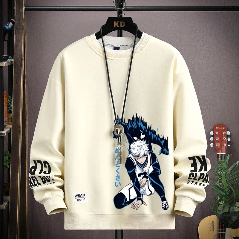 ALVARDE Anime Baskılı  Sweatshirt