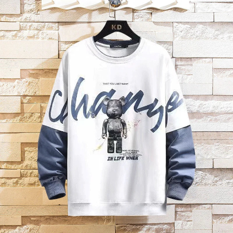 ALVARDE Ayıcık Baskılı Sweatshirt