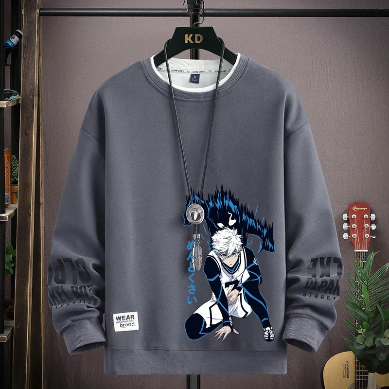 ALVARDE Anime Baskılı  Sweatshirt