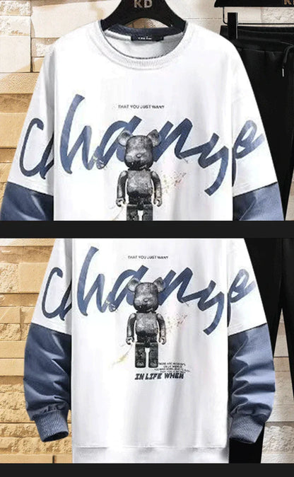 ALVARDE Ayıcık Baskılı Sweatshirt