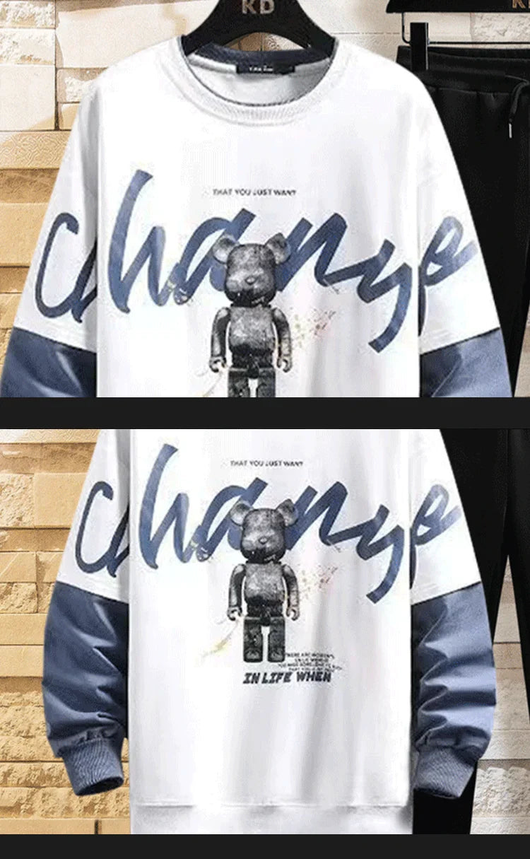 ALVARDE Ayıcık Baskılı Sweatshirt