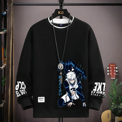 ALVARDE Anime Baskılı  Sweatshirt