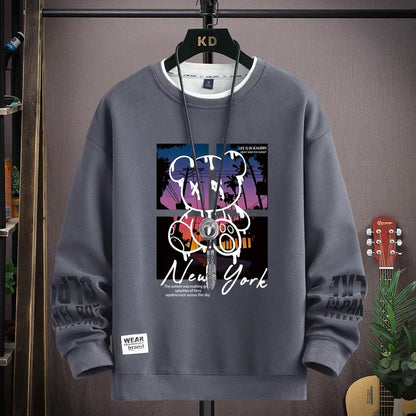 ALVARDE Bear Sunset  Sweatshirt