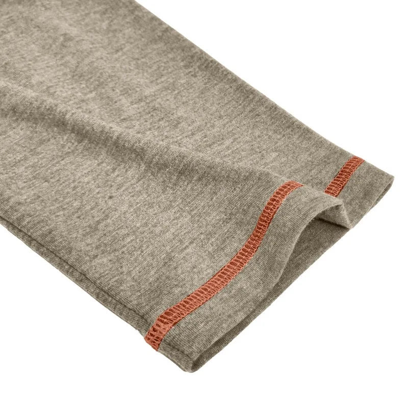 ALVARDE Henley Neck Uzun Kollu T-shirt