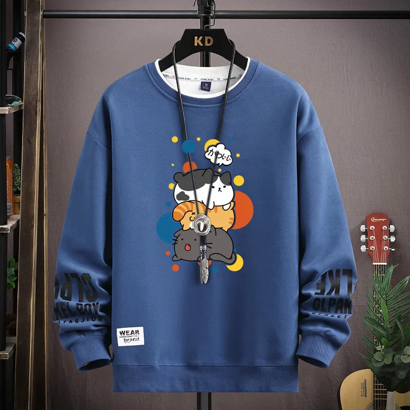 ALVARDE JP Cartoon Sweatshirt