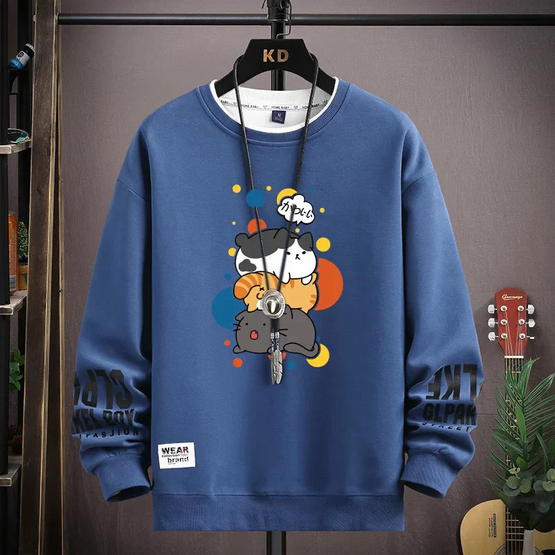 ALVARDE JP Cartoon Sweatshirt