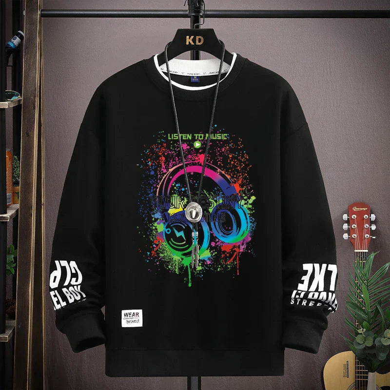 ALVARDE Hip Hop Oversize Sweatshirt