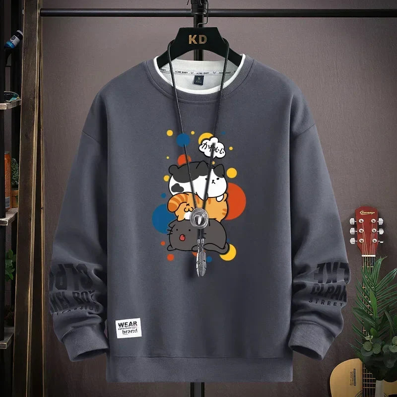 ALVARDE JP Cartoon Sweatshirt
