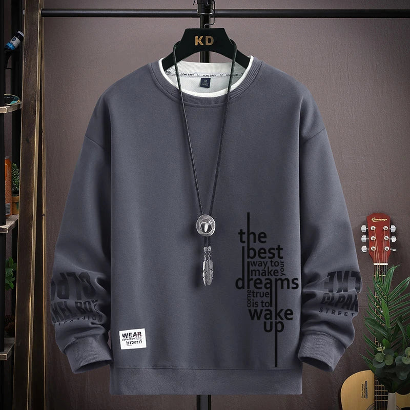 ALVARDE Letters Sweatshirt
