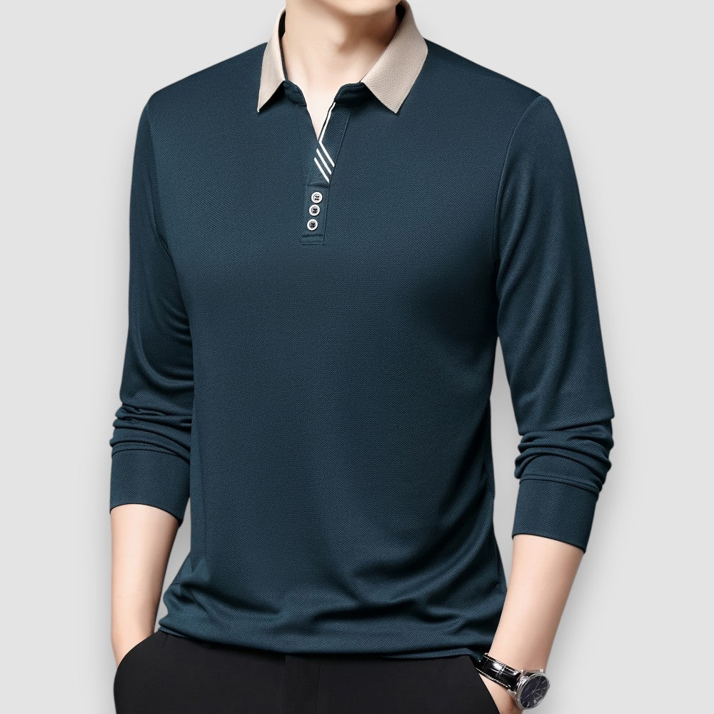 Enzo | Business Polo Sweatshirt