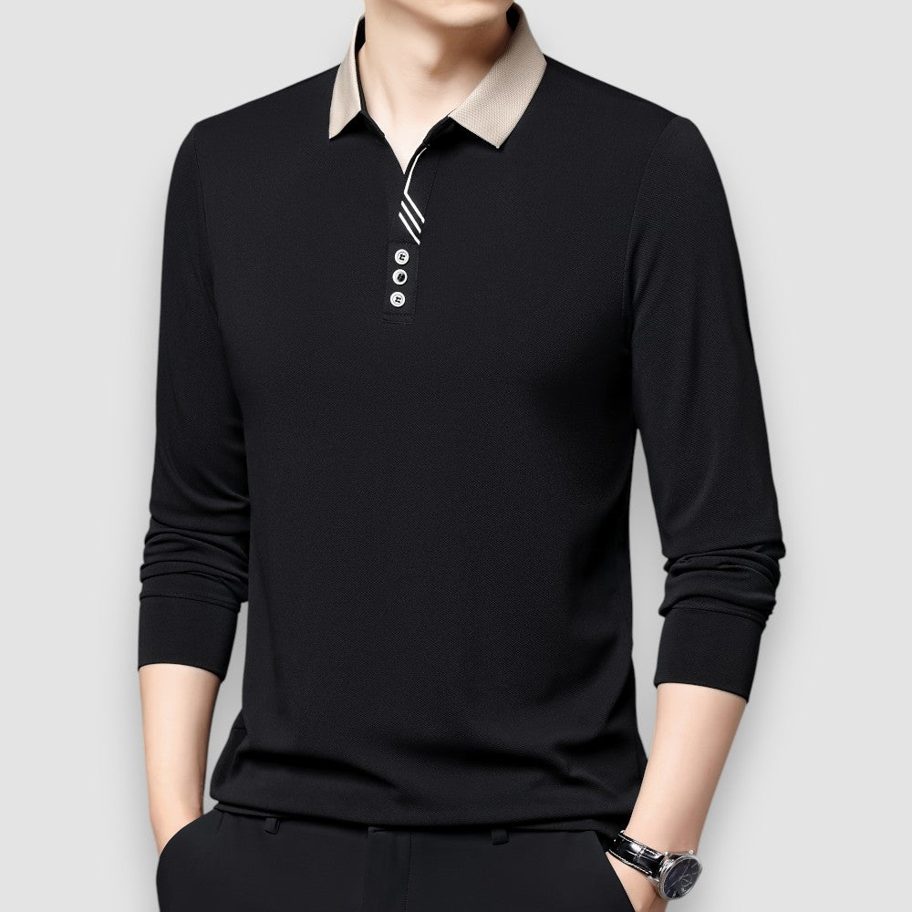 Enzo | Business Polo Sweatshirt