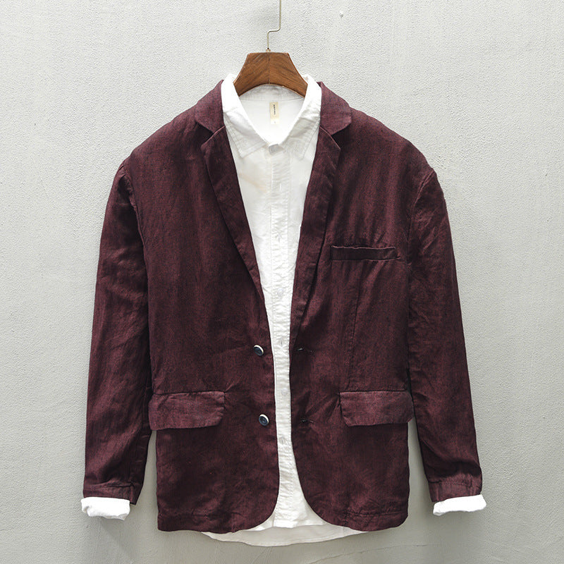 RANDY Keten Blazer Ceket