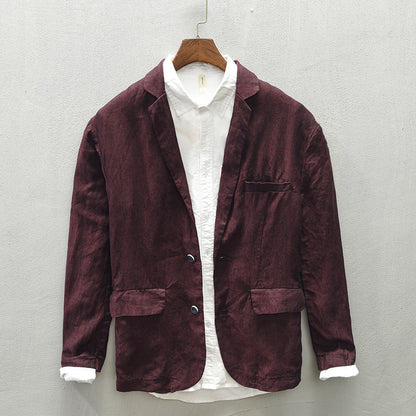 RANDY Keten Blazer Ceket