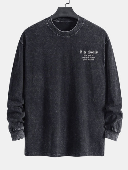 ALVARDE Slogan Sweatshirt