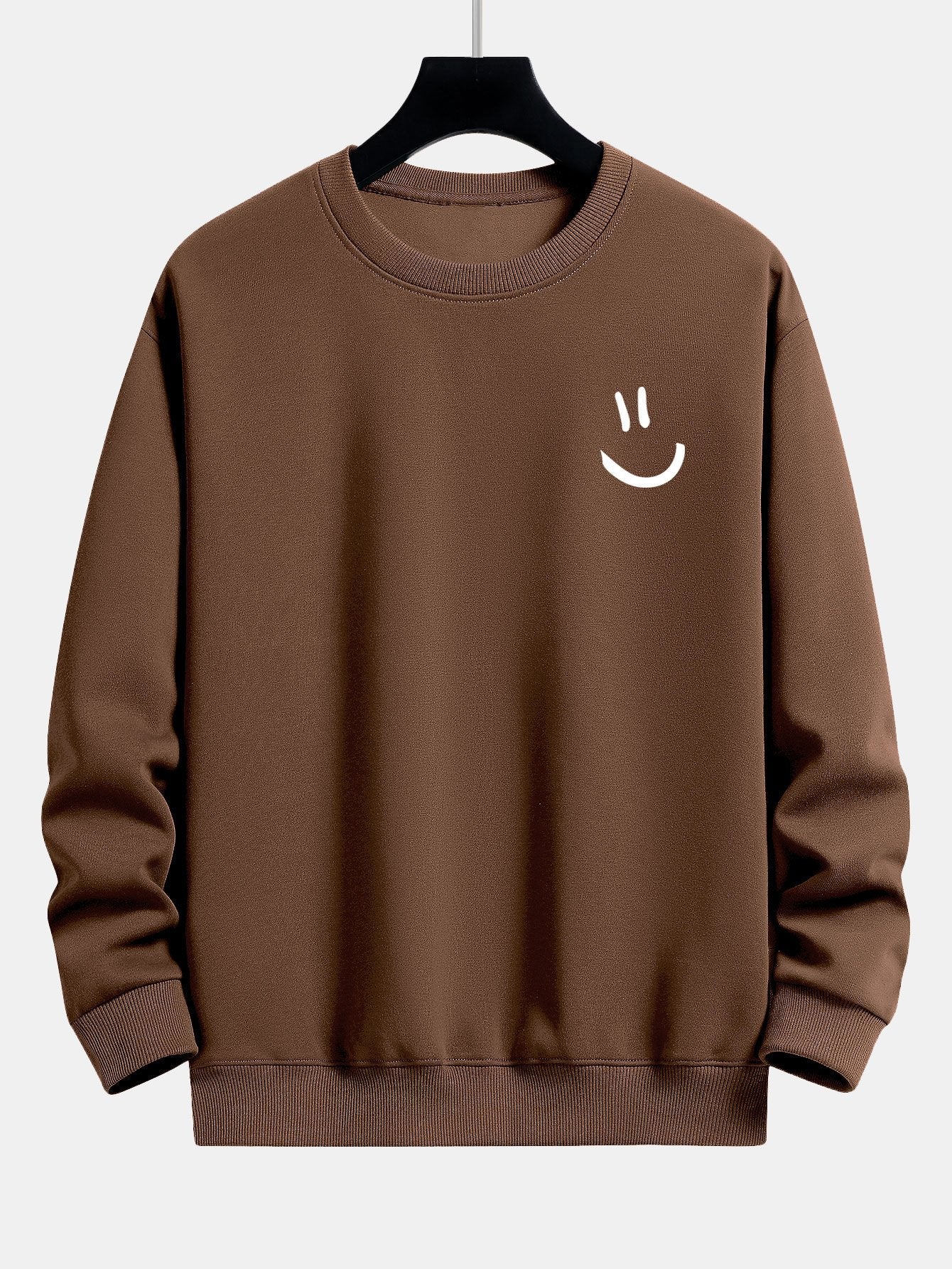 ALVARDE Smiley Face Sweatshirt