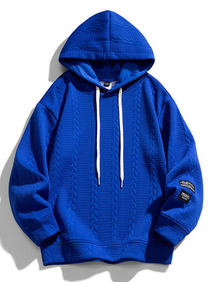 ALVARDE Wheat Jacquard Hoodie