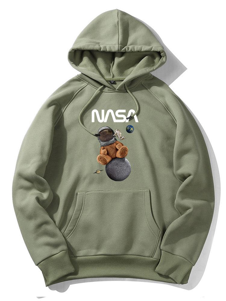 ALVARDE NASA Space Bear Hoodie