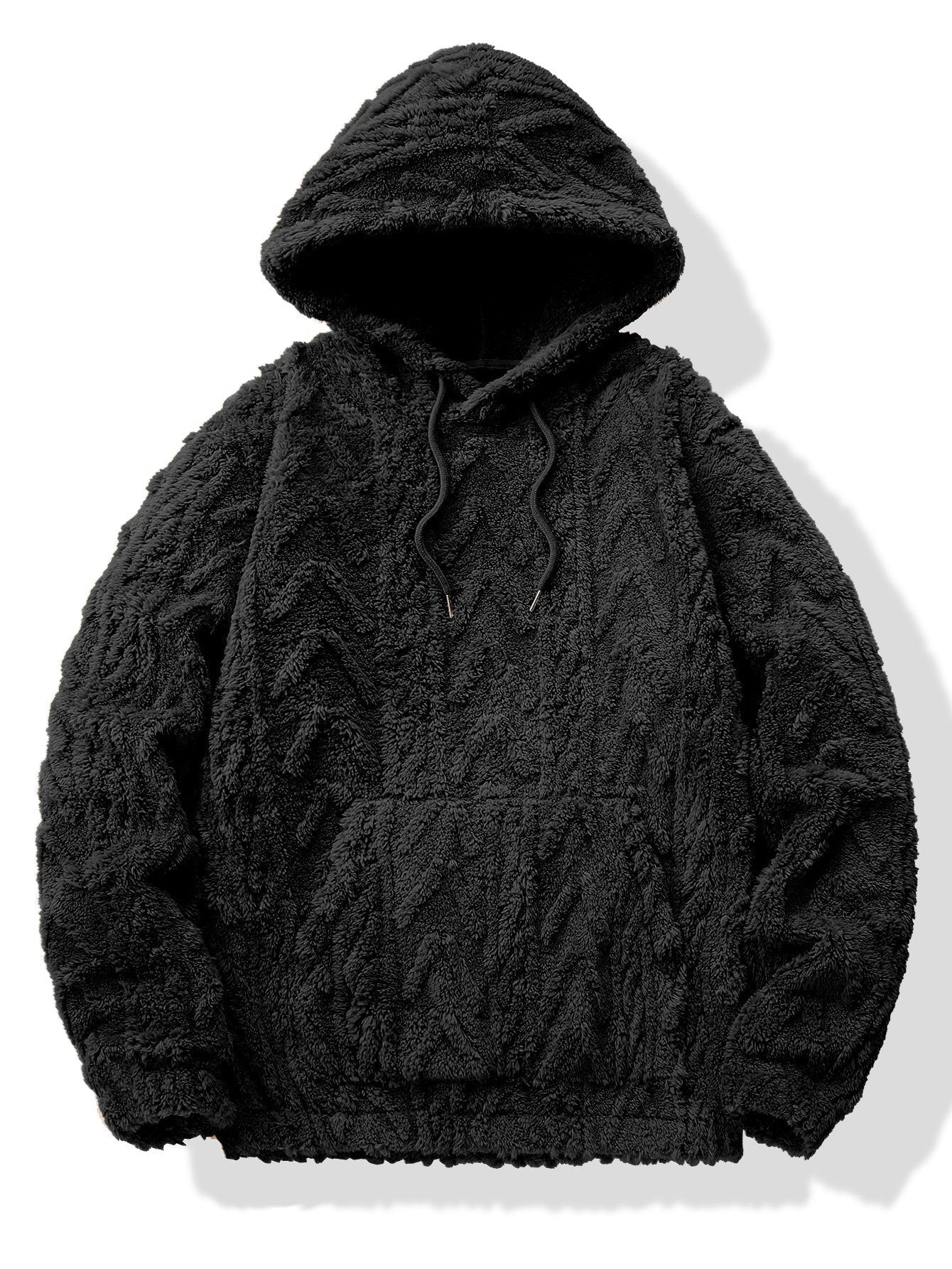 ALVARDE Geometric Jacquard Hoodie