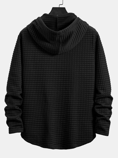 ALVARDE Düz Renk Hoodie