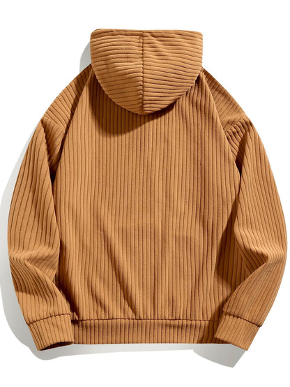ALVARDE Relax Fit Corduroy Hoodie