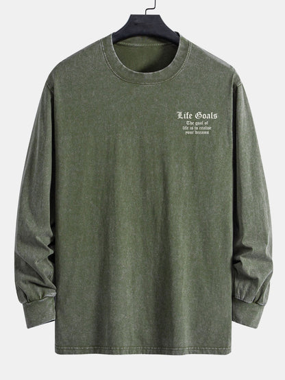 ALVARDE Slogan Sweatshirt