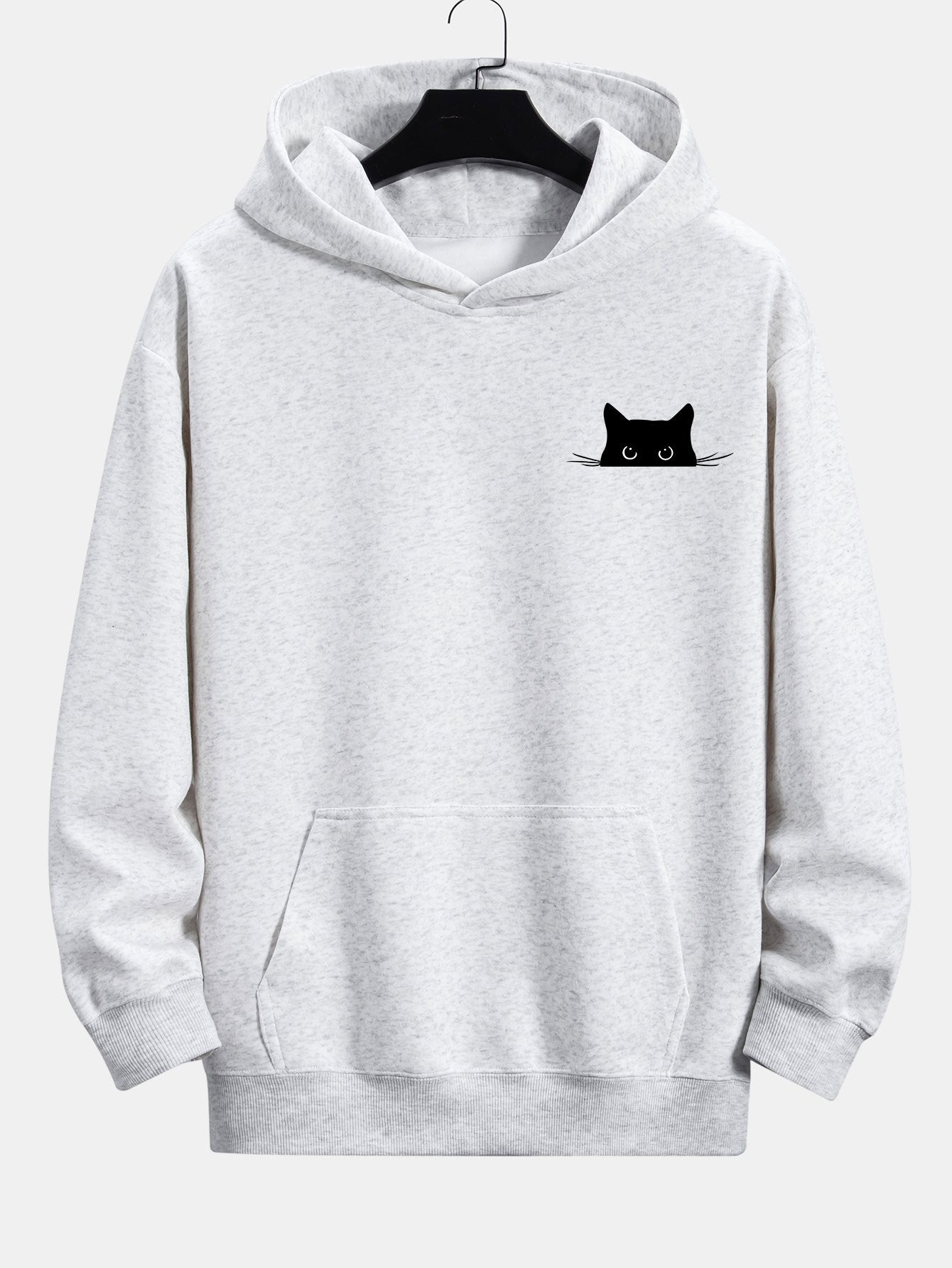 ALVARDE Black Cat Fit Hoodie