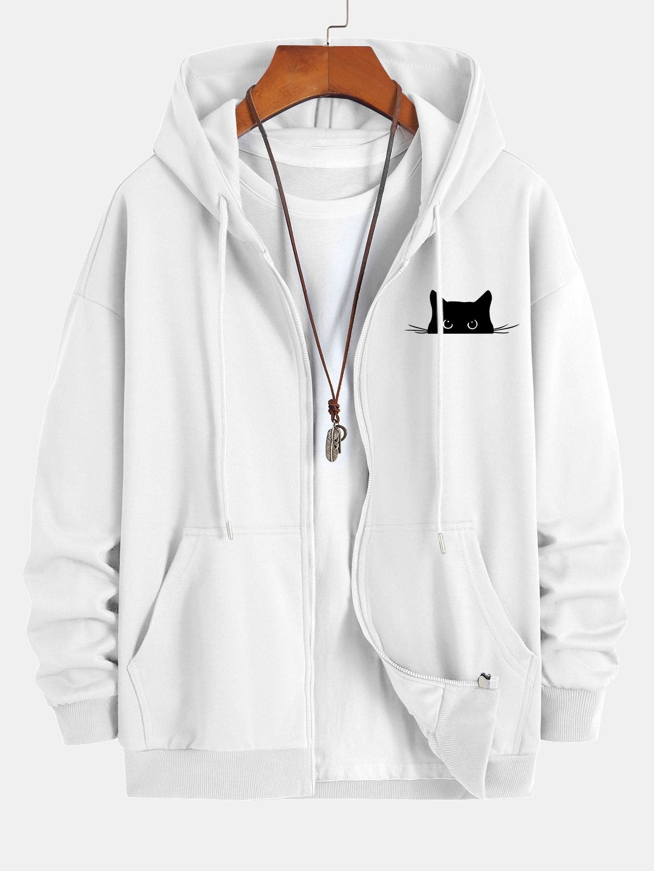 ALVARDE Black Cat Hoodie