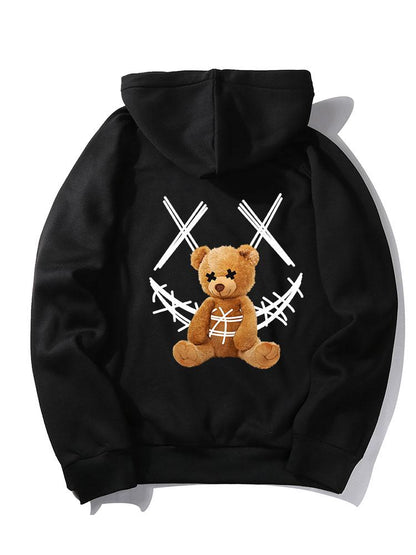 ALVARDE Smiley Bear Hoodie
