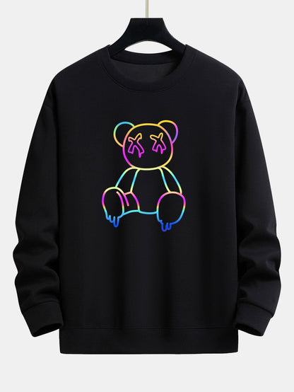 ALVARDE Gradient Bear Sweatshirt