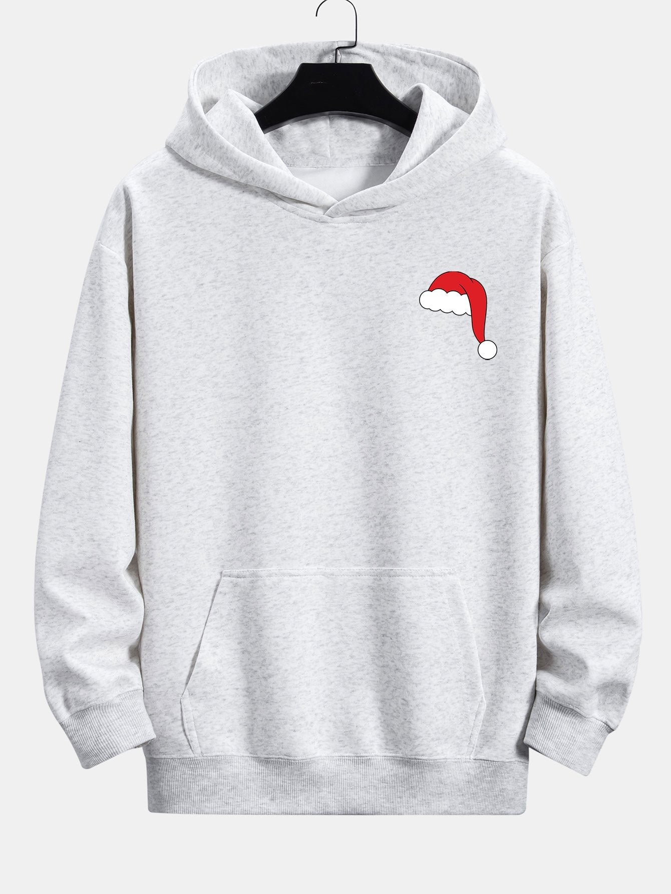 ALVARDE Santa Hat Staring Hoodie