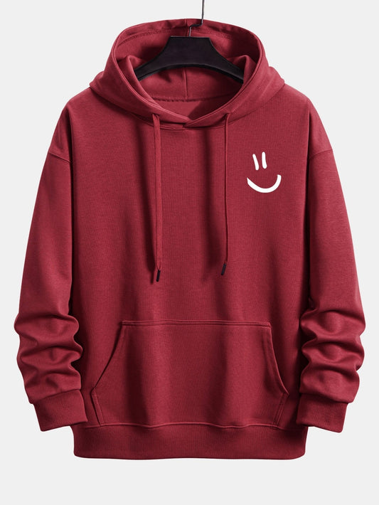 ALVARDE Smiley Face Hoodie