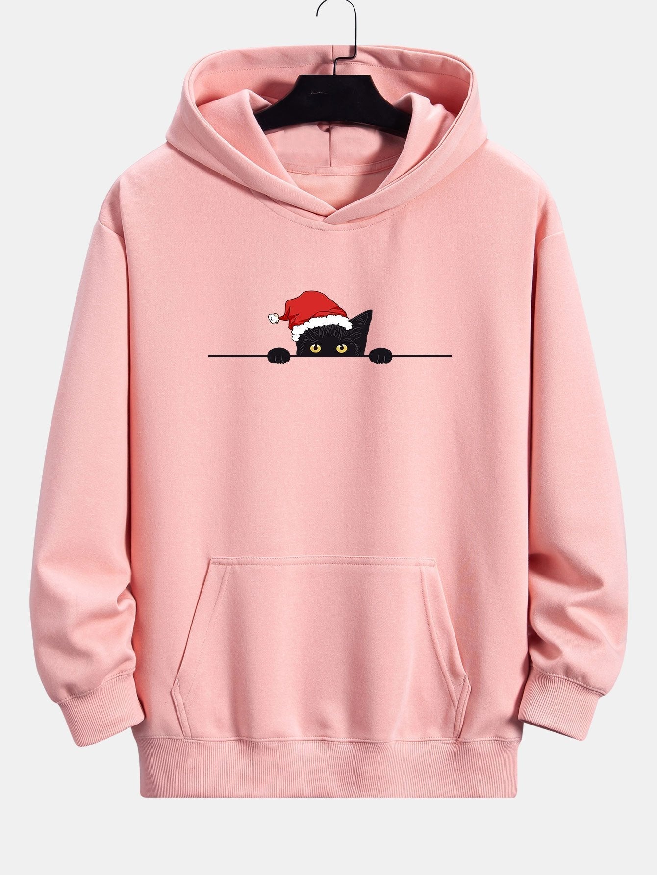 ALVARDE Christmas Black Cat Hoodie