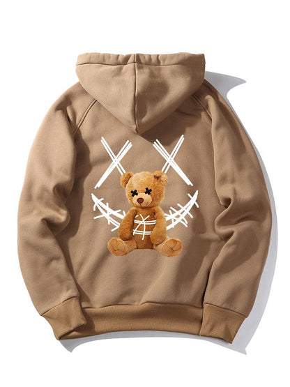 ALVARDE Smiley Bear Hoodie