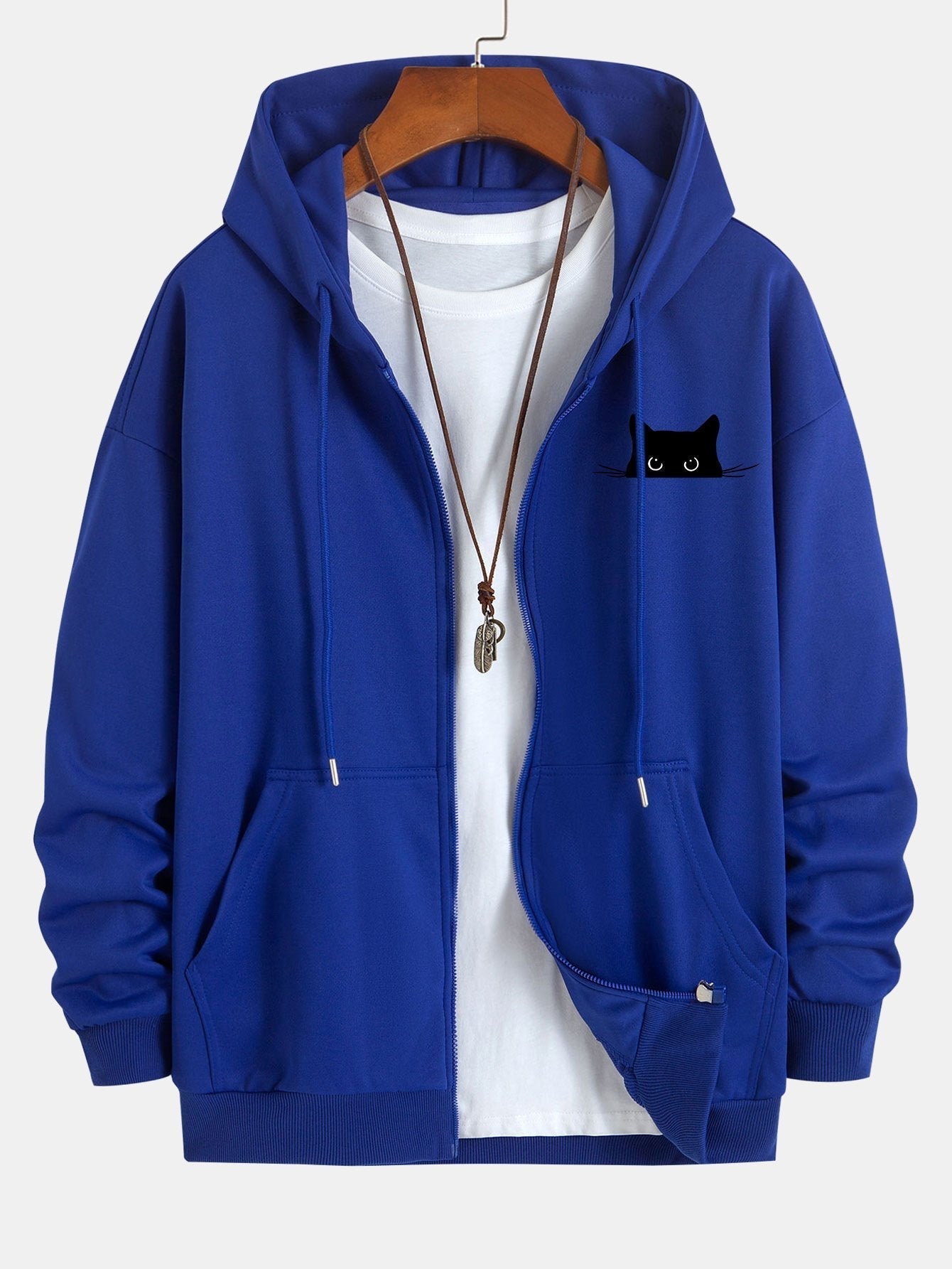 ALVARDE Black Cat Hoodie