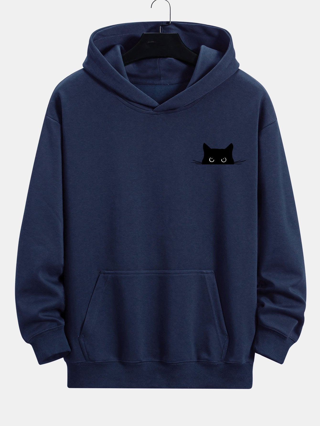 ALVARDE Black Cat Fit Hoodie